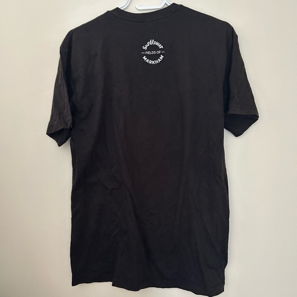 Next Level Apparel Black and White Sunburst Tee - Picture 4 of 5